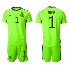 Fußballtrikots Deutschland Manuel Neuer 1 Torwart Kinder Trikotsatz II Euro 2020